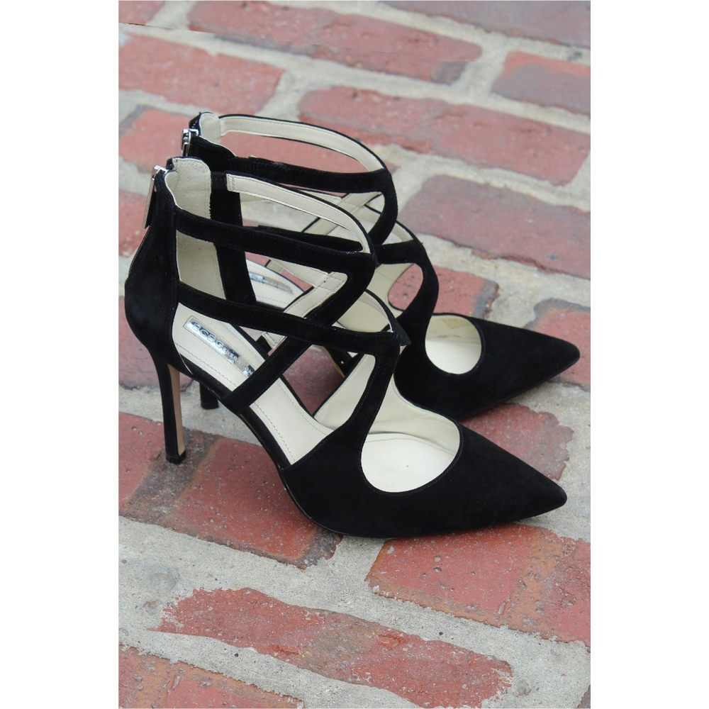 BCBG | Black Suede Pumps
